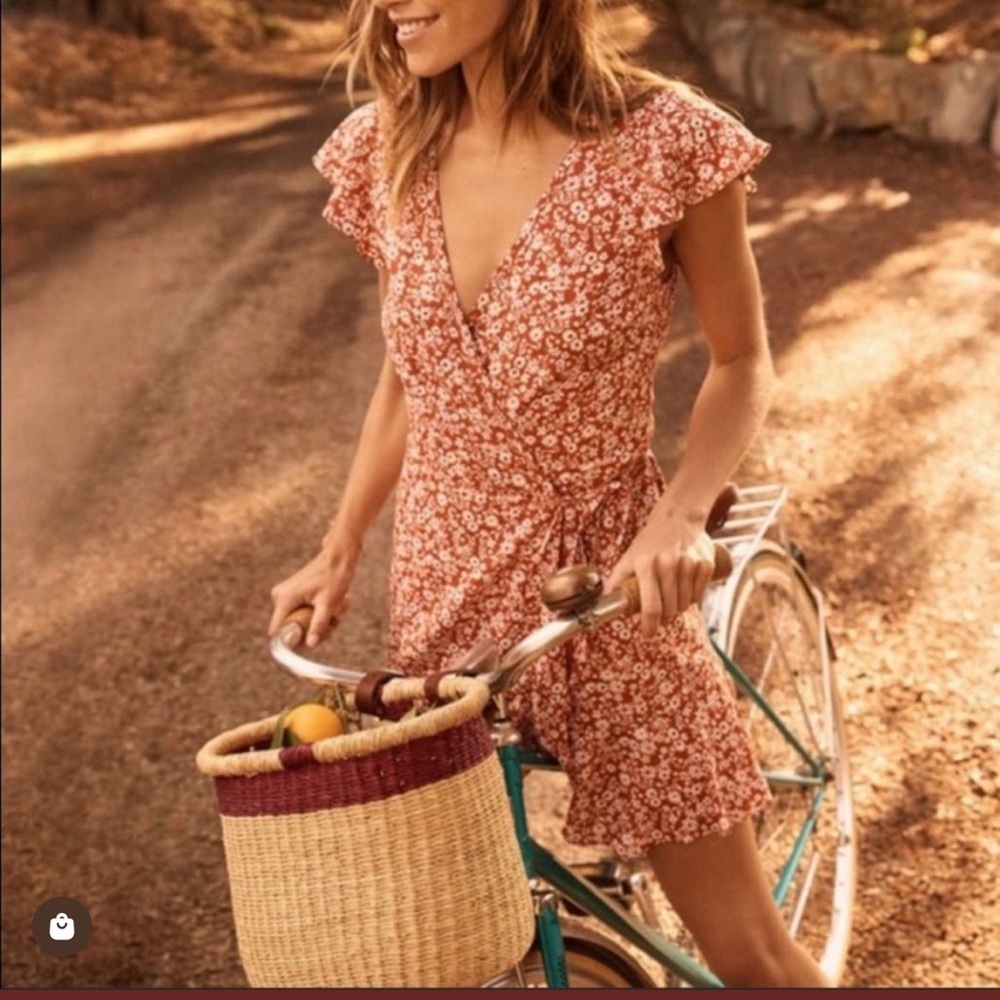 Abercrombie Wrap Floral Mini Dress